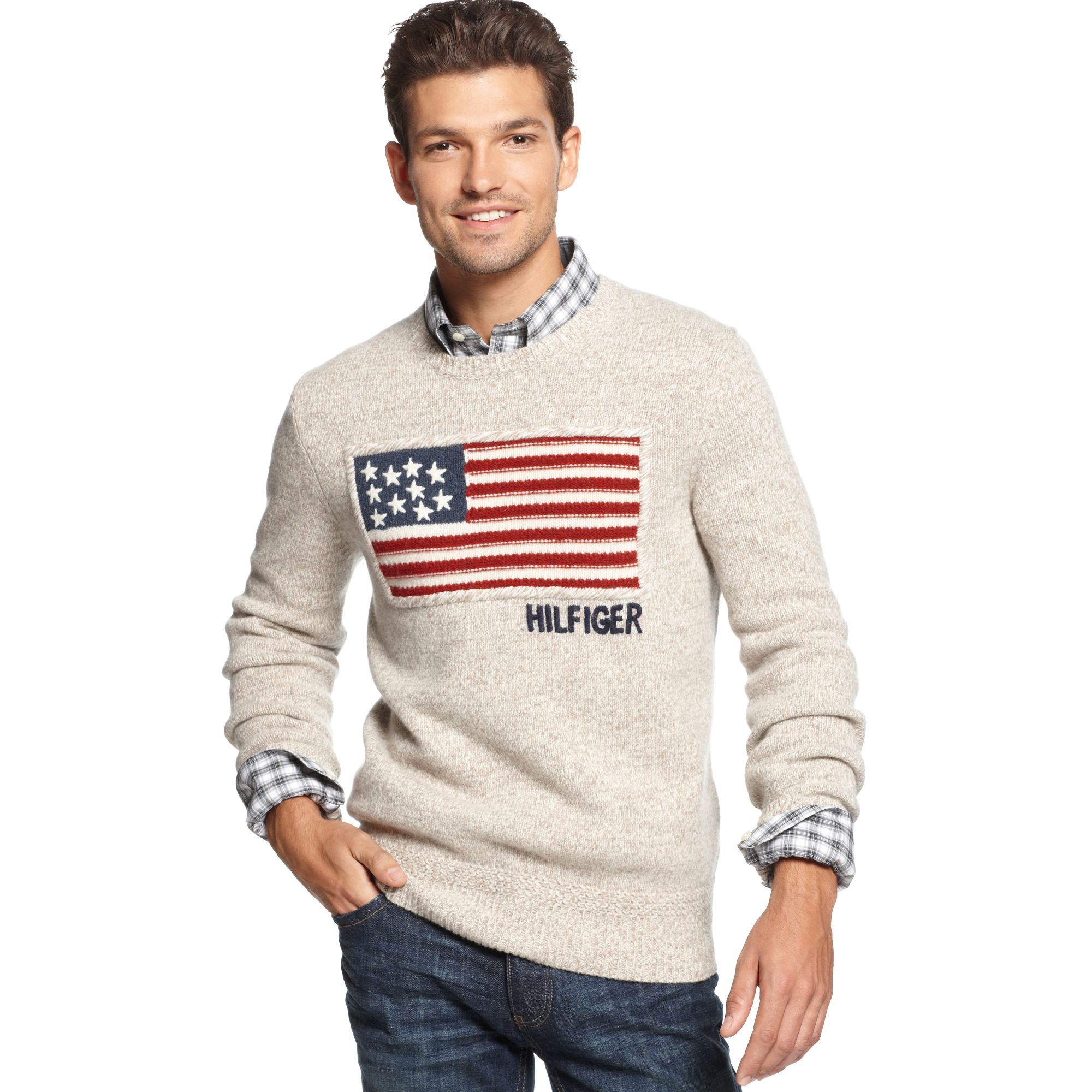 Tommy hilfiger sweats sweatshirts in Gray for Men | Lyst