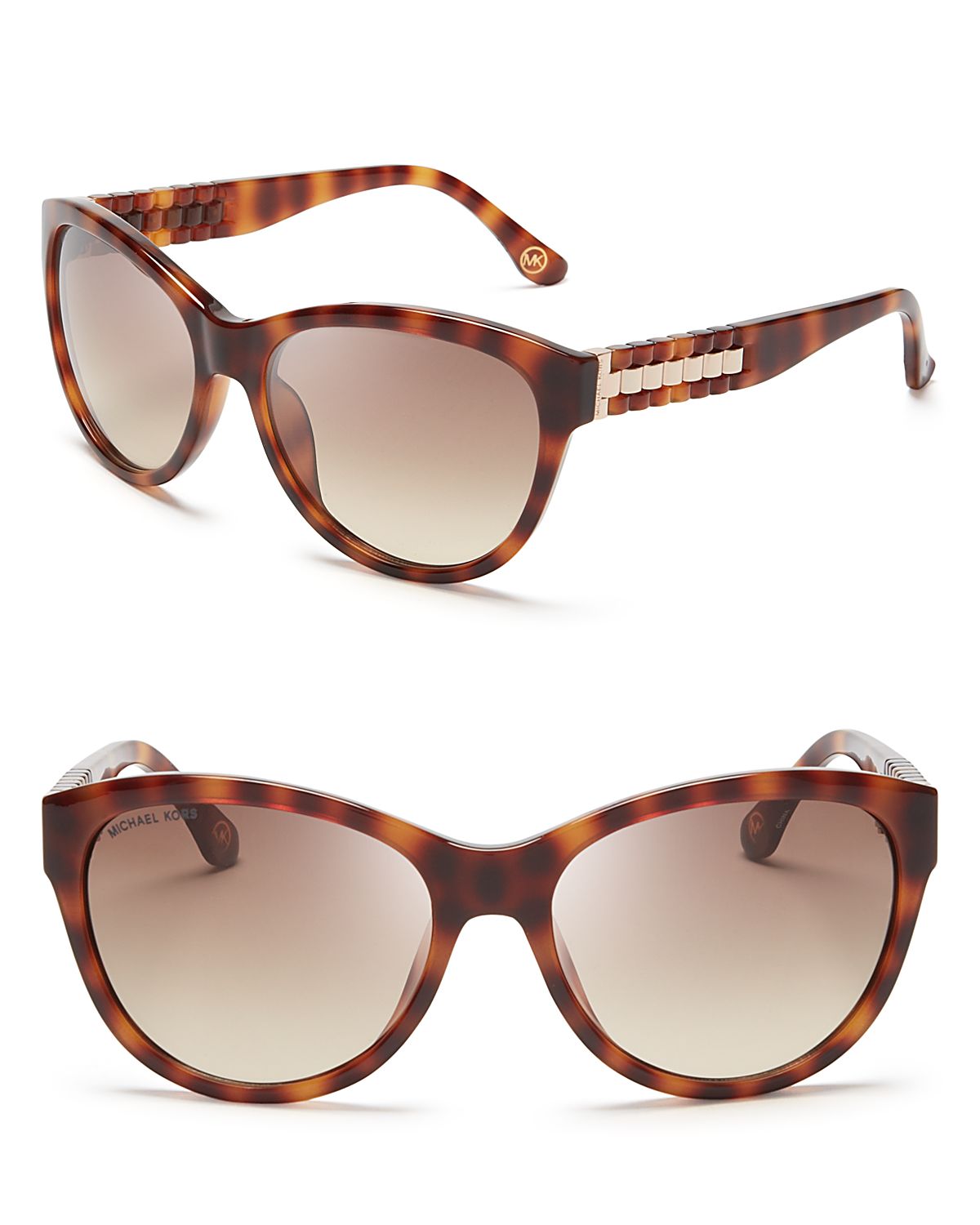 Lyst Michael Kors Olivia Cat Eye Sunglasses in Brown