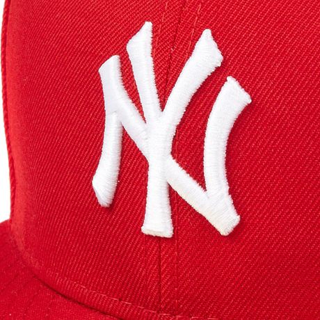 New Era New York Yankees 59fifty Baseball Cap in Red for Men | Lyst