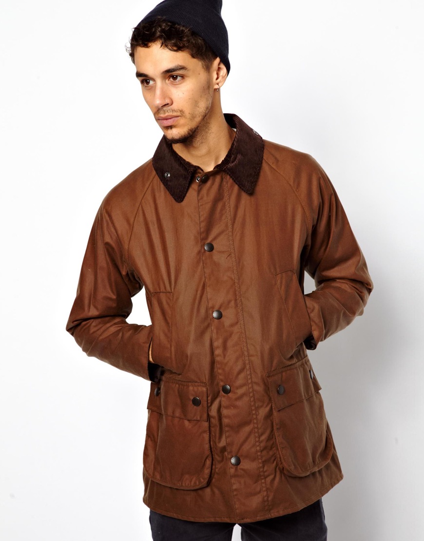 Lyst - Asos Barbour Bedale Select Line Wax Jacket in Brown for Men