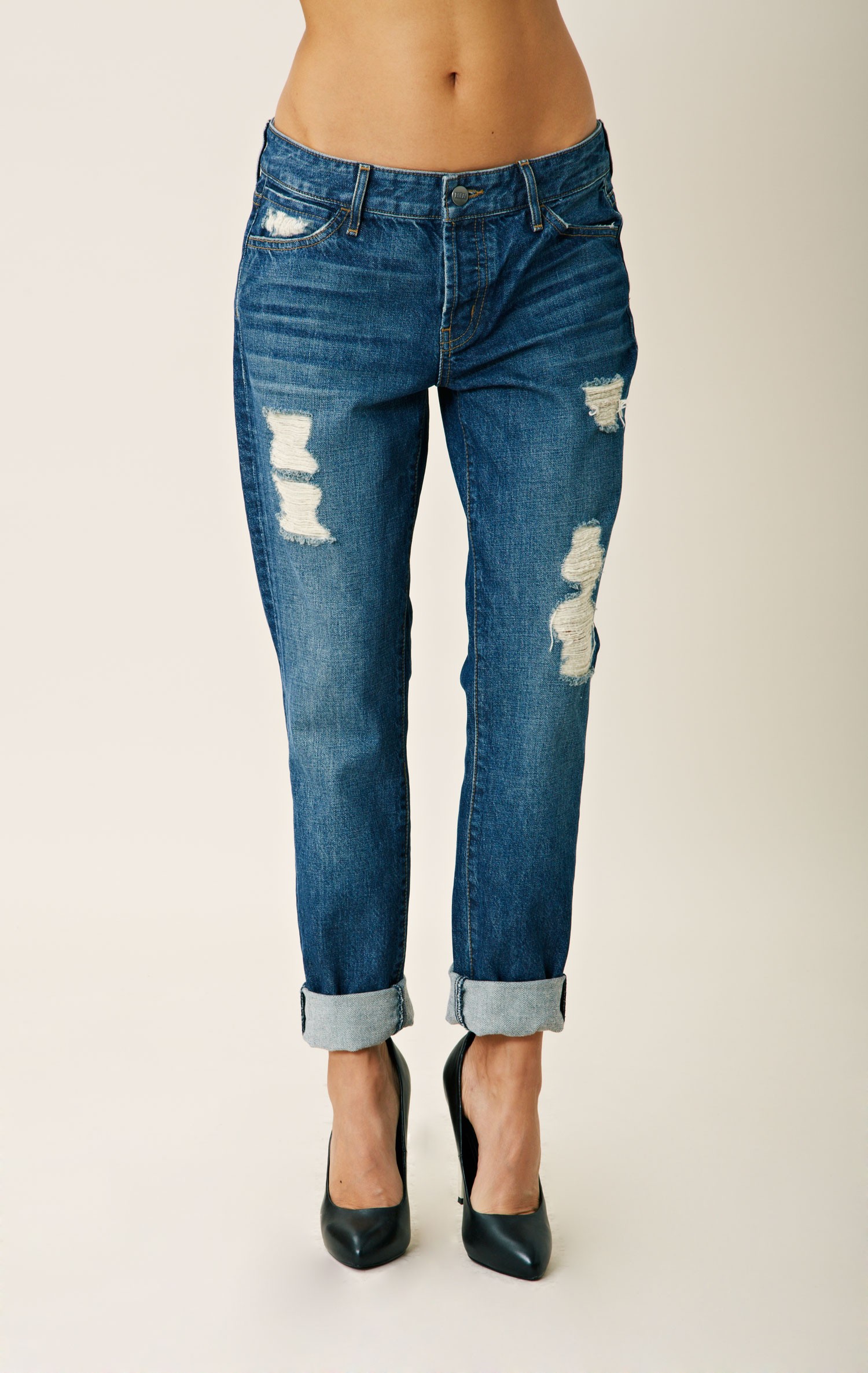 Koral 4 Month Destroyed Jeans in Blue (004D) | Lyst