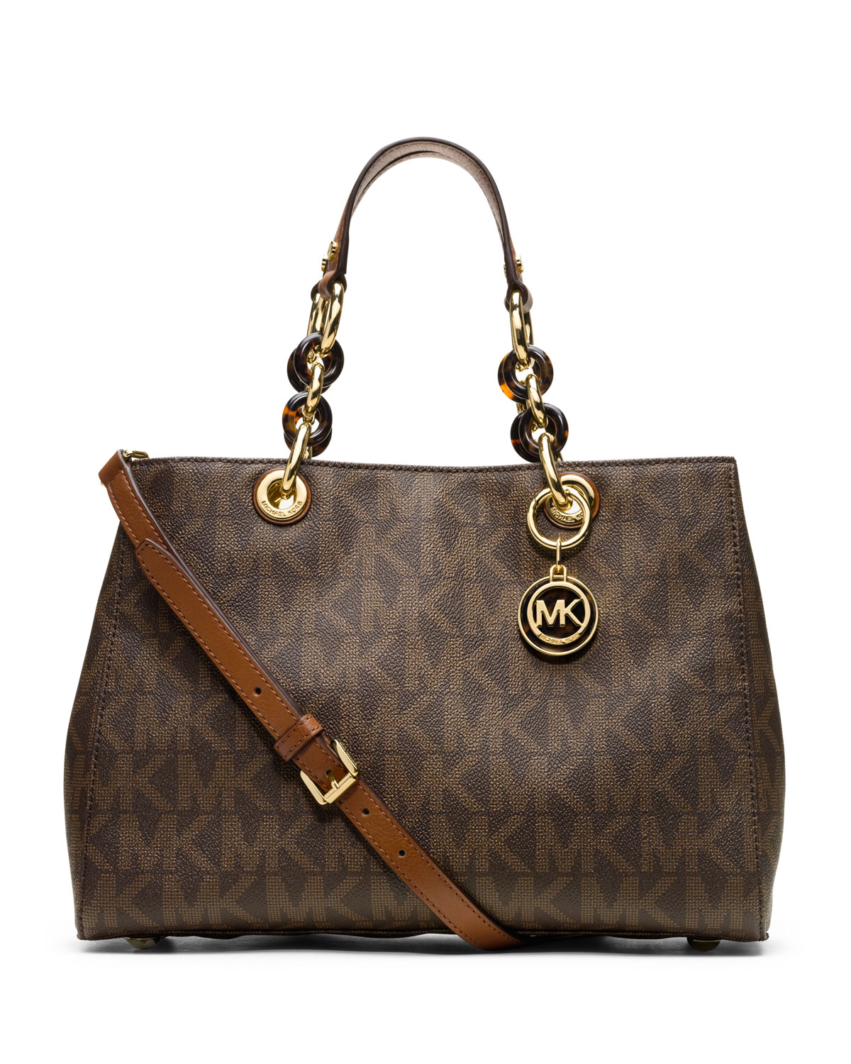 brown mk satchel