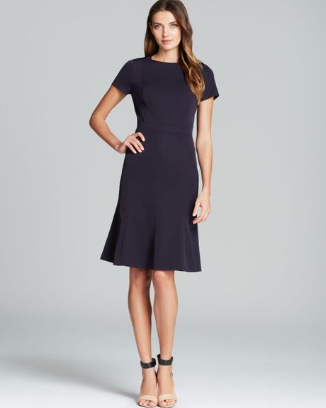 Tory Burch Shania Dress in Blue (Medium Navy) | Lyst