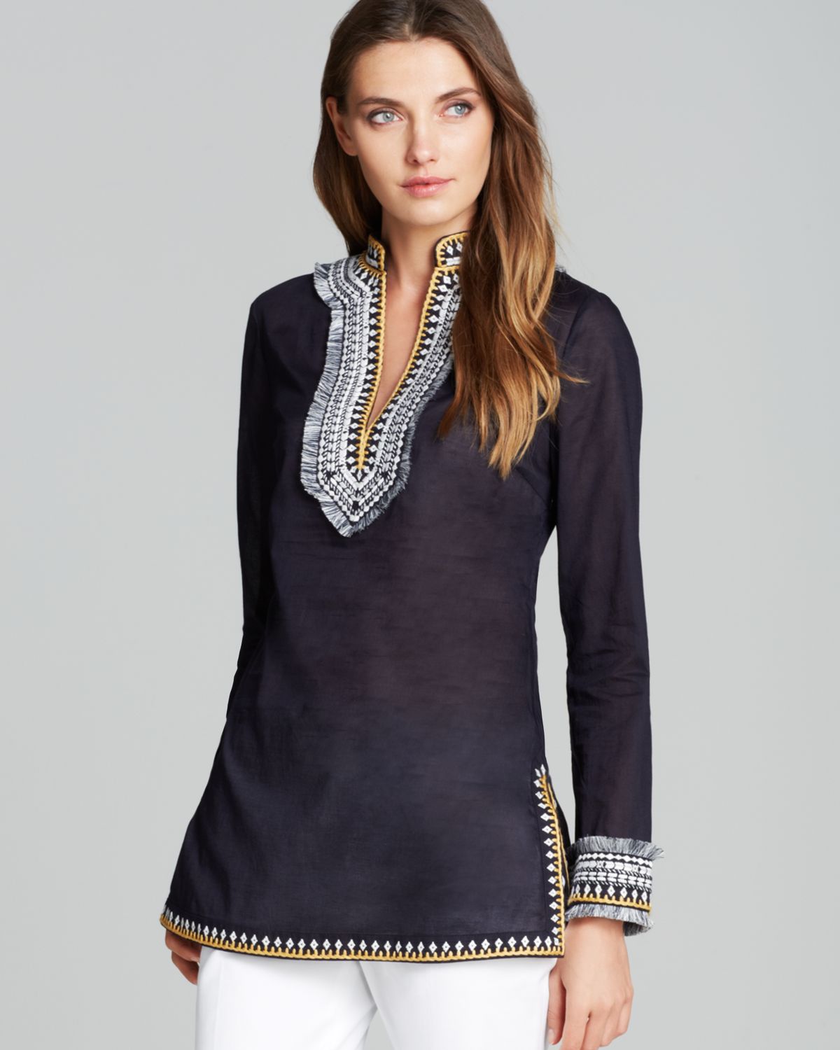 Lyst - Tory burch Tory Tunic in Blue