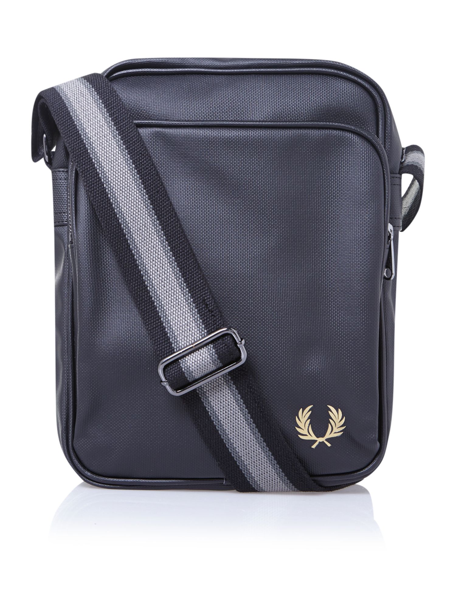 Fred Perry Pattern Man Bag in Black for Men | Lyst