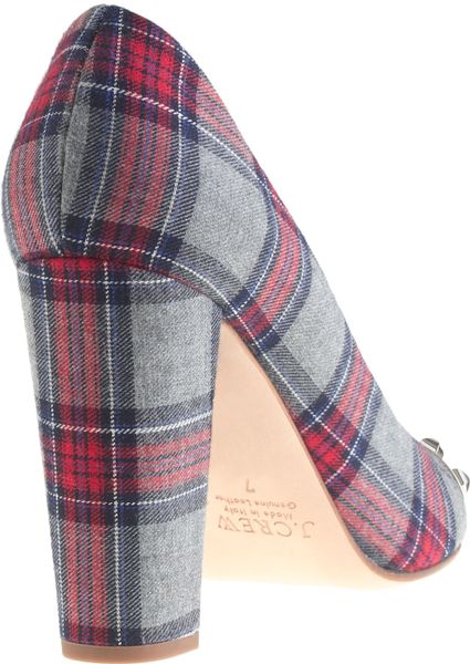 j crew plaid pumps