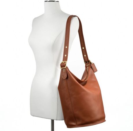 Coach Classic Duffle In Leather in Brown (BRASS/MAHOGANY) | Lyst