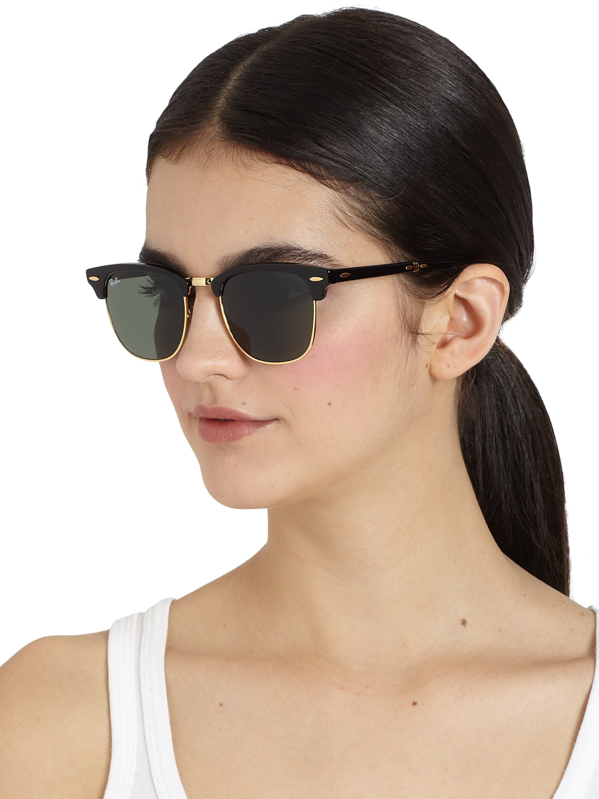 Ray Ban Clubmaster Sunglasses Black Shop Clothing Shoes Online