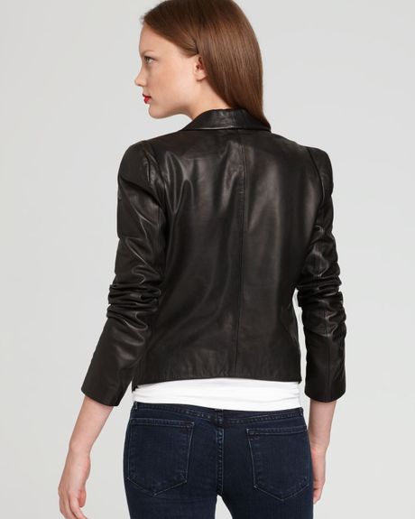 Rebecca Minkoff Leather Jacket - Becky in Black | Lyst