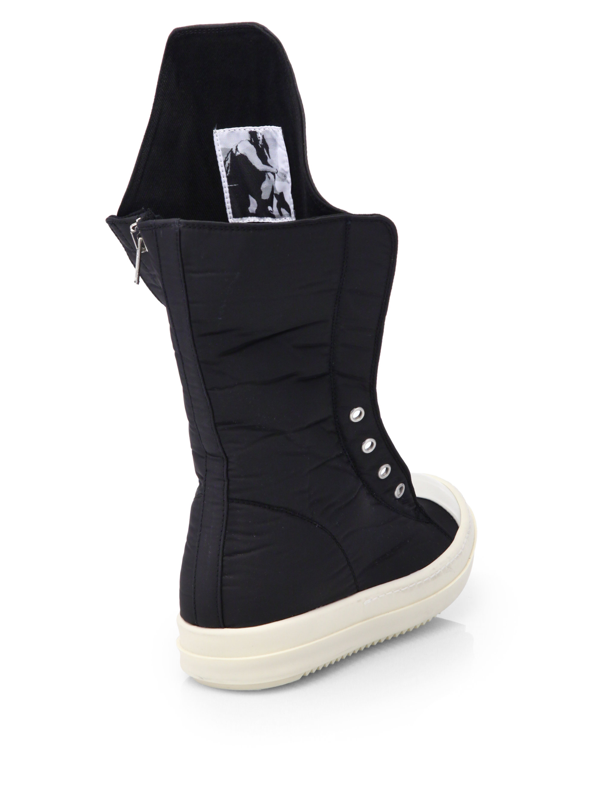 rick owens drkshdw army boots