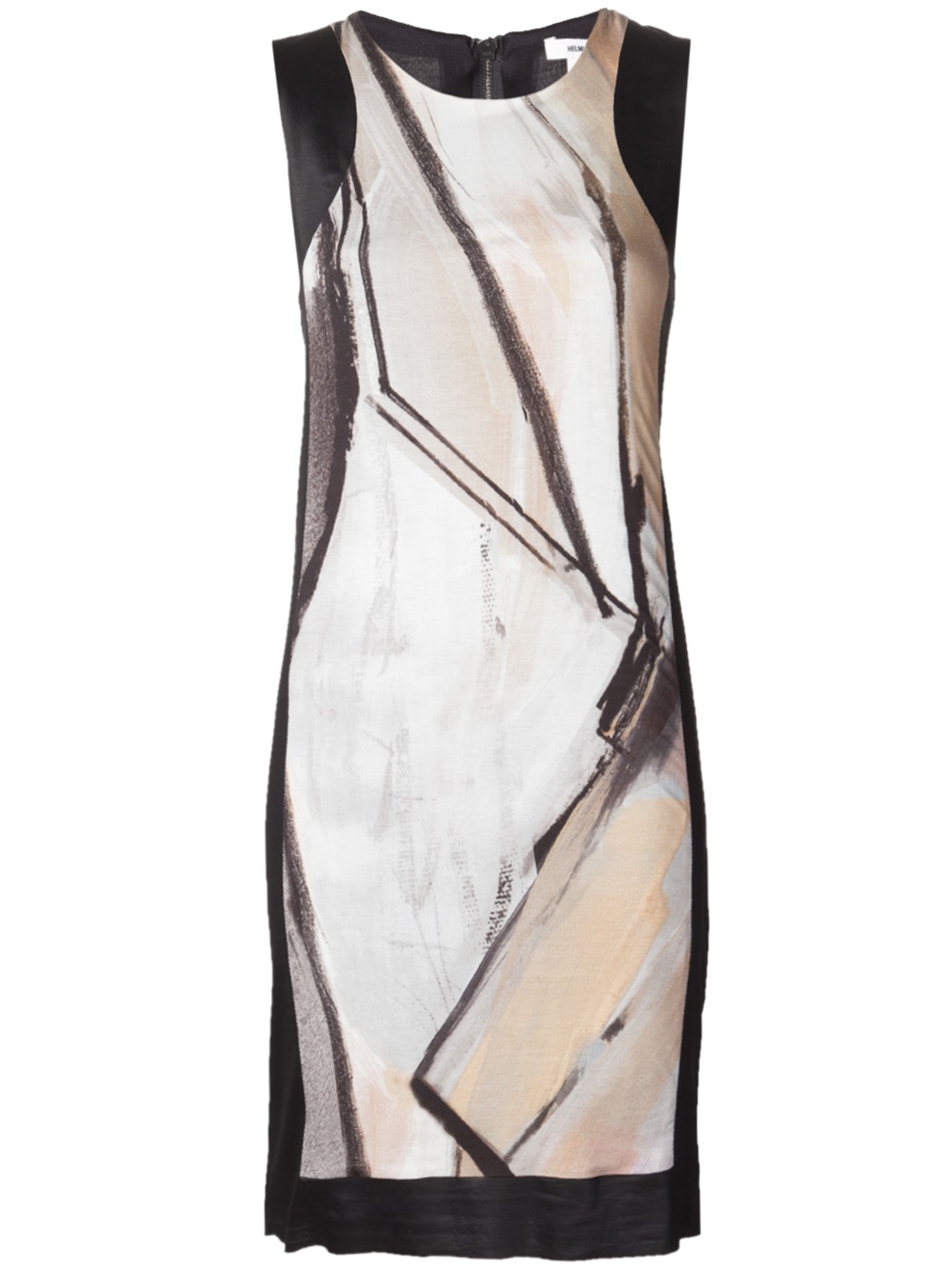 Lyst - Helmut lang Abstract Print Dress