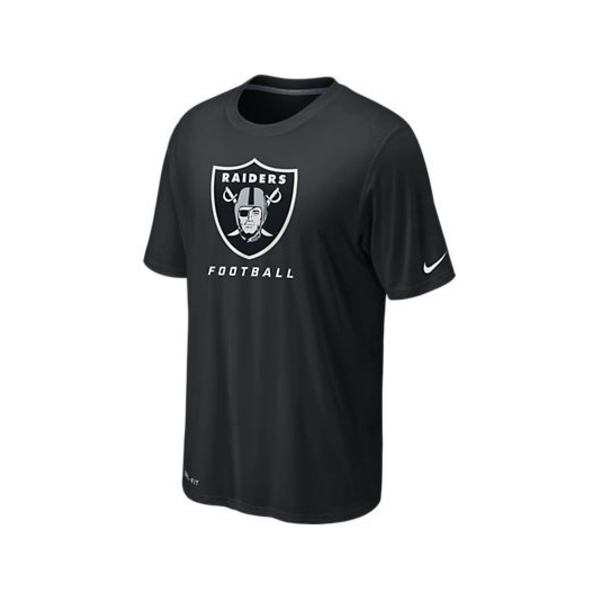 Nike Oakland Raiders Legend Elite Logo T-Shirt in Black for Men | Lyst