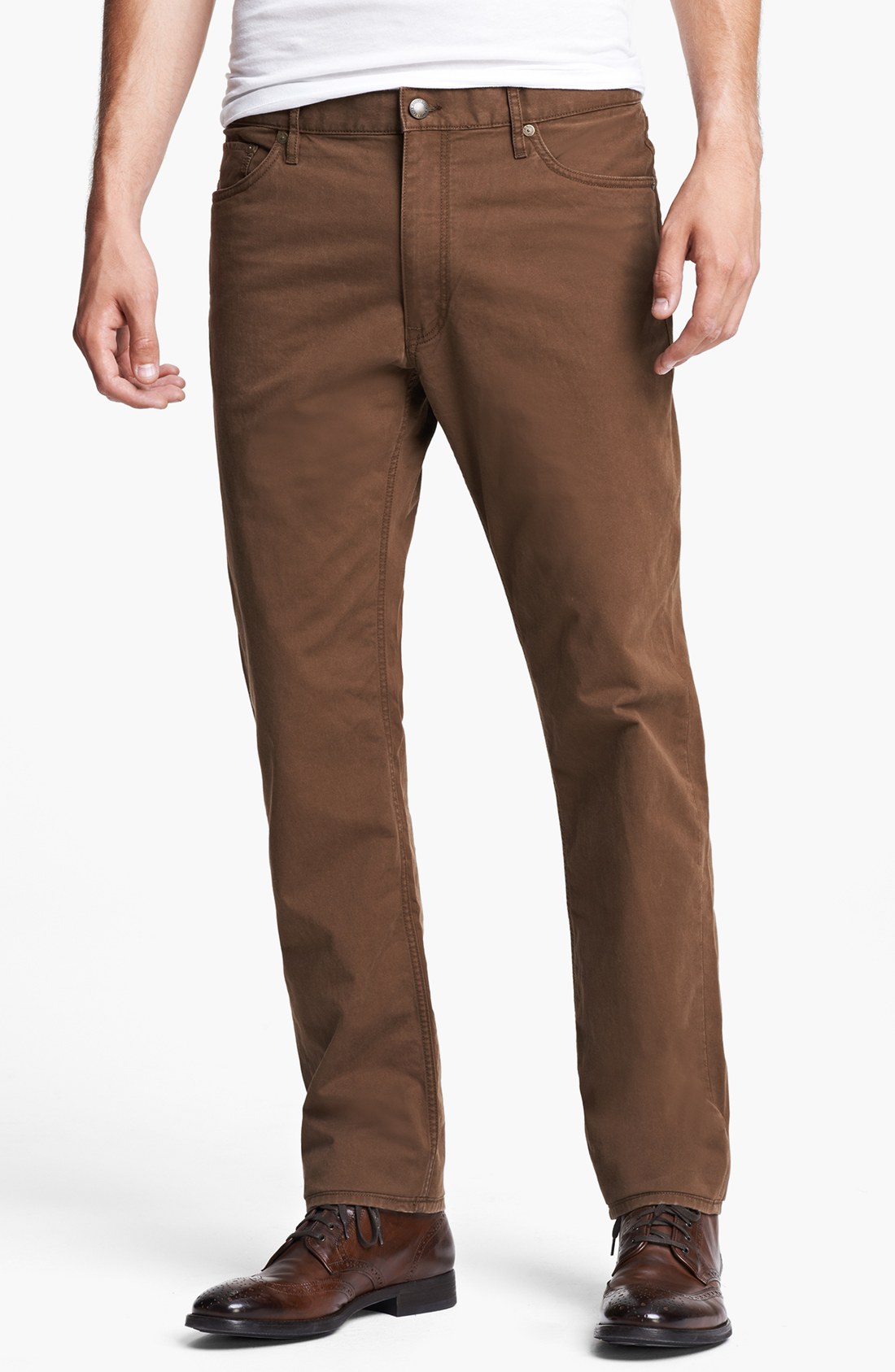 Polo Ralph Lauren Varick Slim Fit Jeans in Brown for Men (York Brown ...