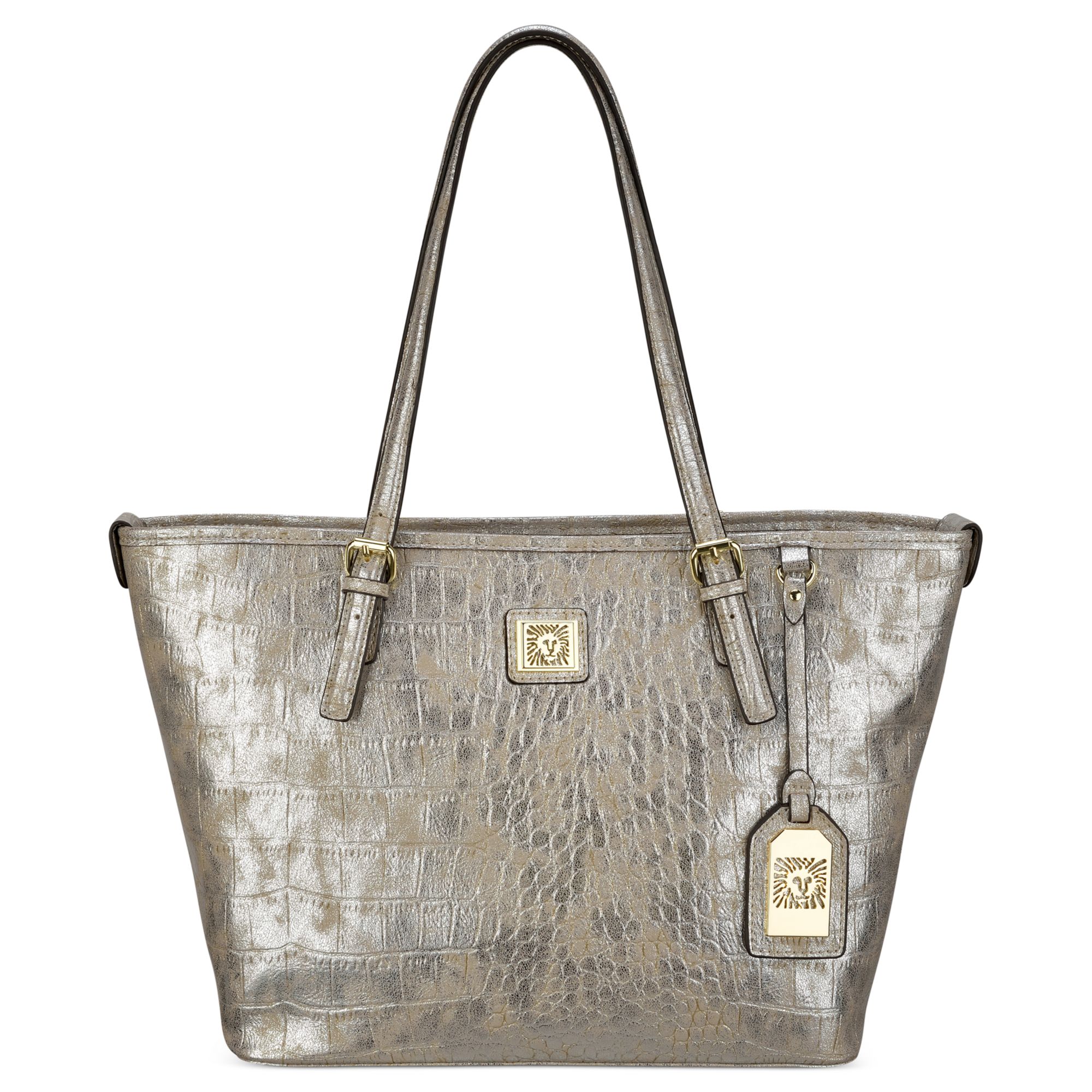 Anne Klein Perfect Medium Tote in Gray (Platinum) | Lyst