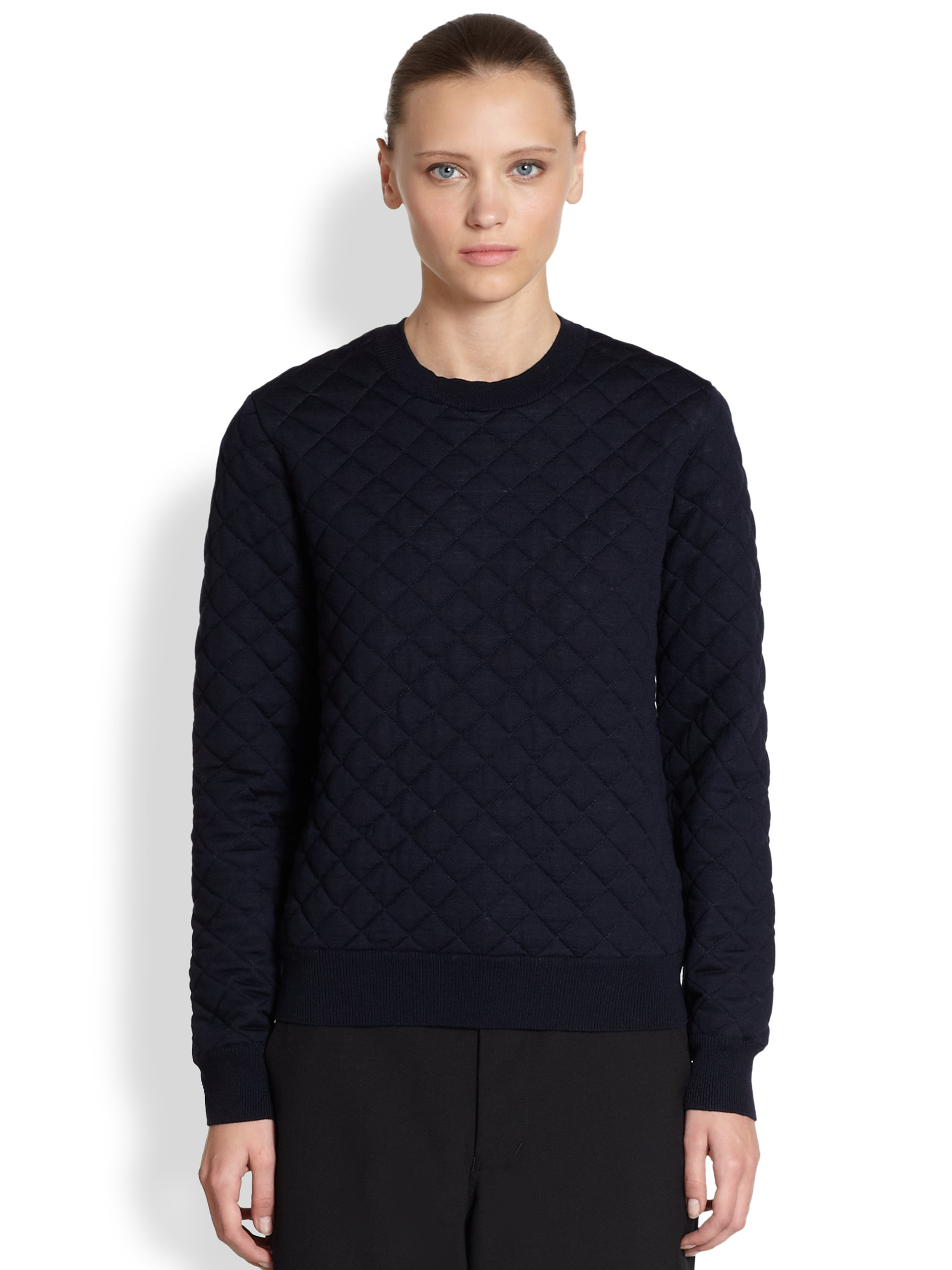 comme des garcons crewneck sweater