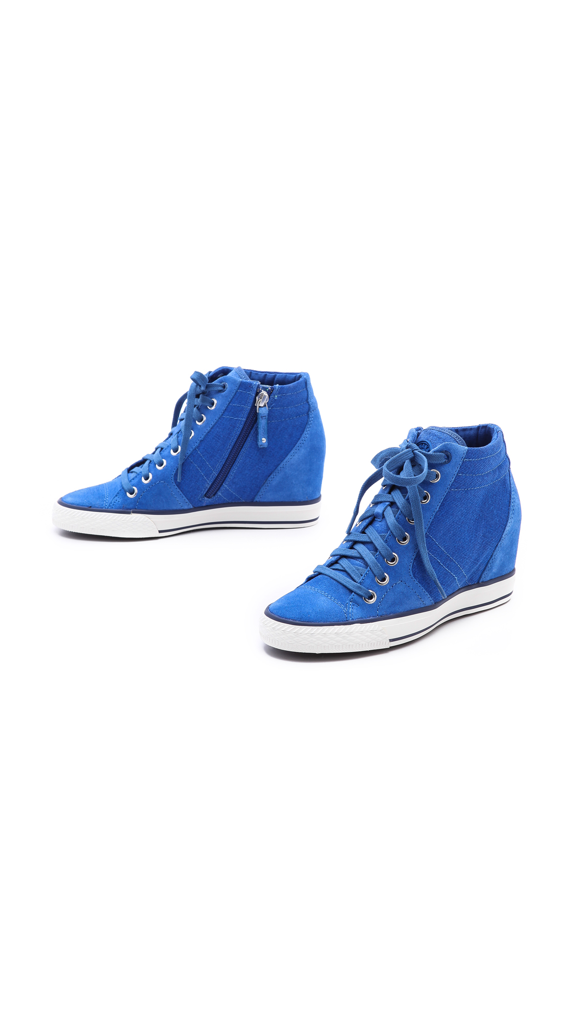 dkny cindy wedge sneakers