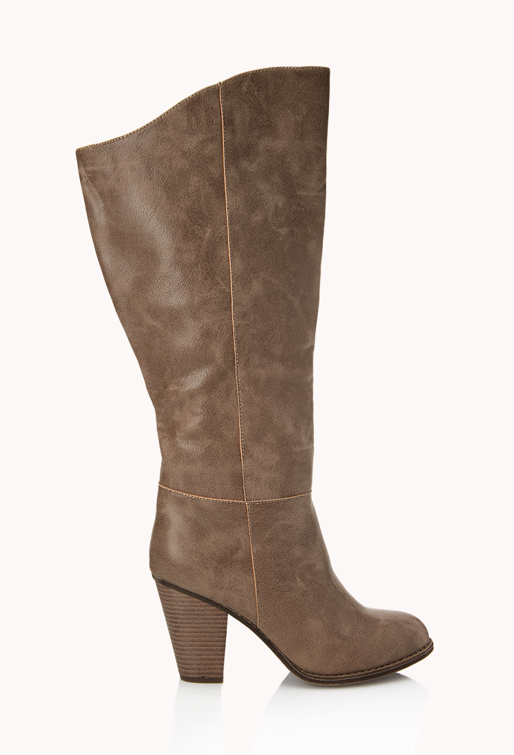 tan boots forever 21
