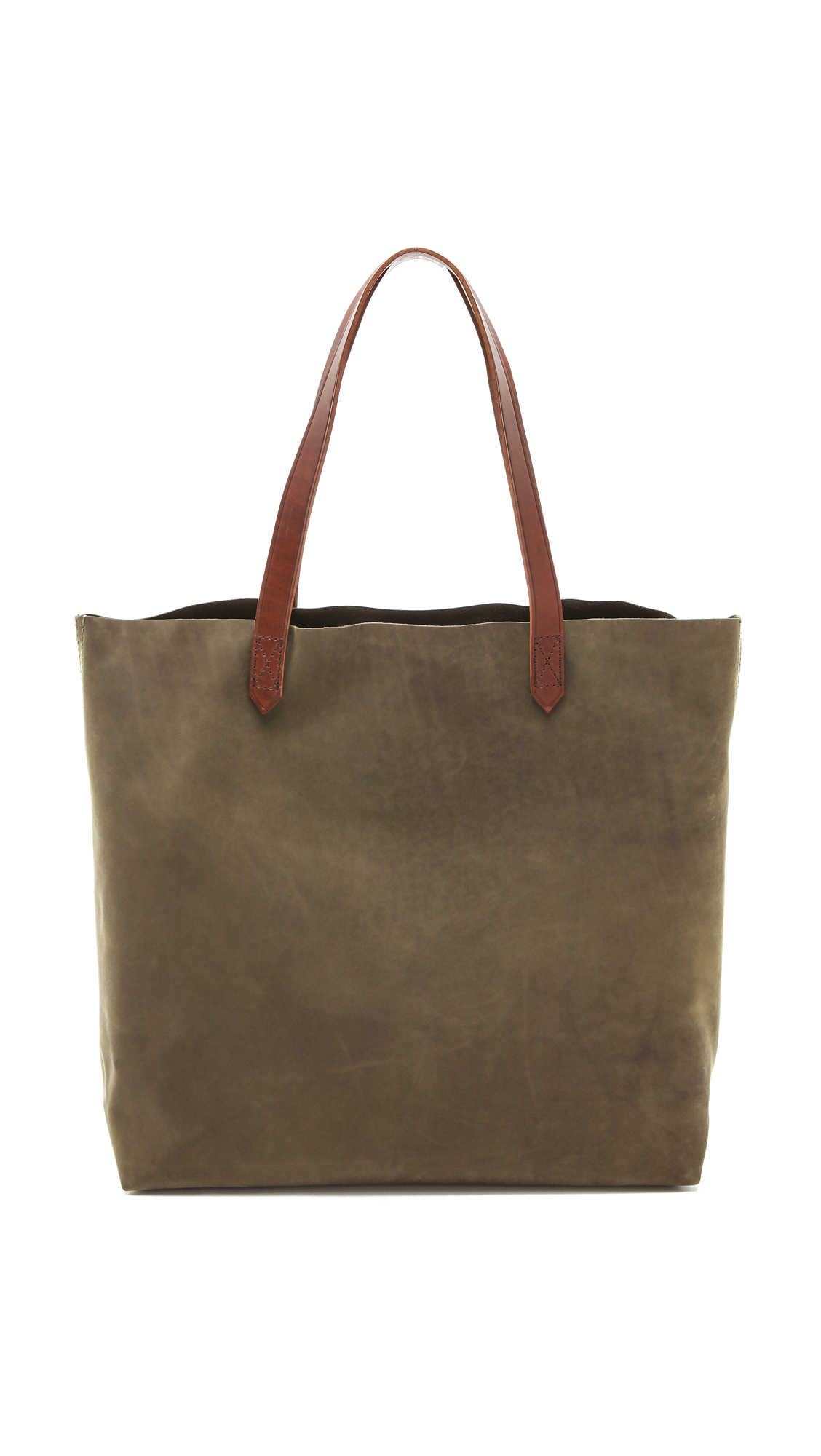 Madewell Transport Tote in Brown (Olive Tree) | Lyst