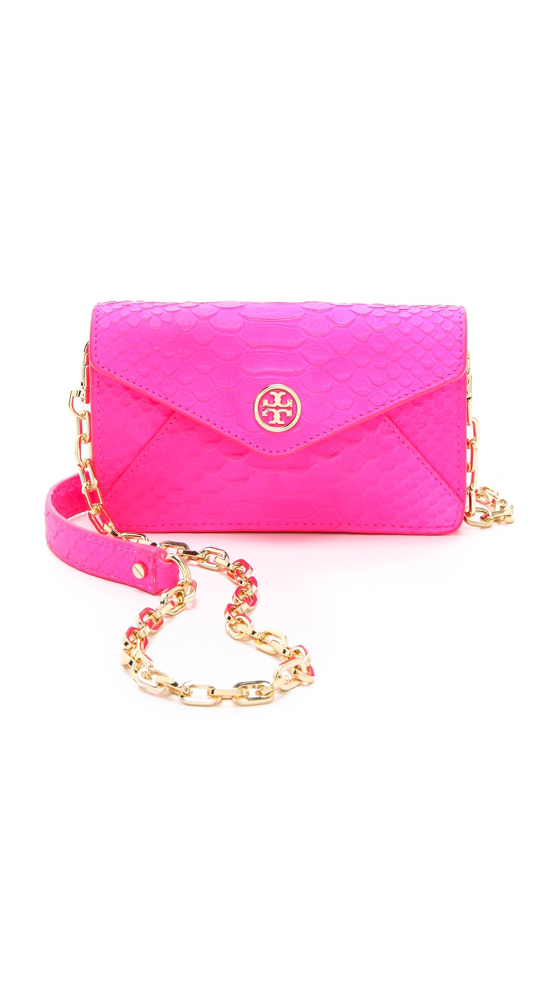 Lyst - Tory Burch Neon Cross Body Bag in Pink