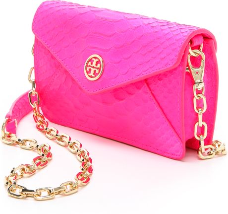 Tory Burch Neon Cross Body Bag in Pink (Energy Pink) | Lyst
