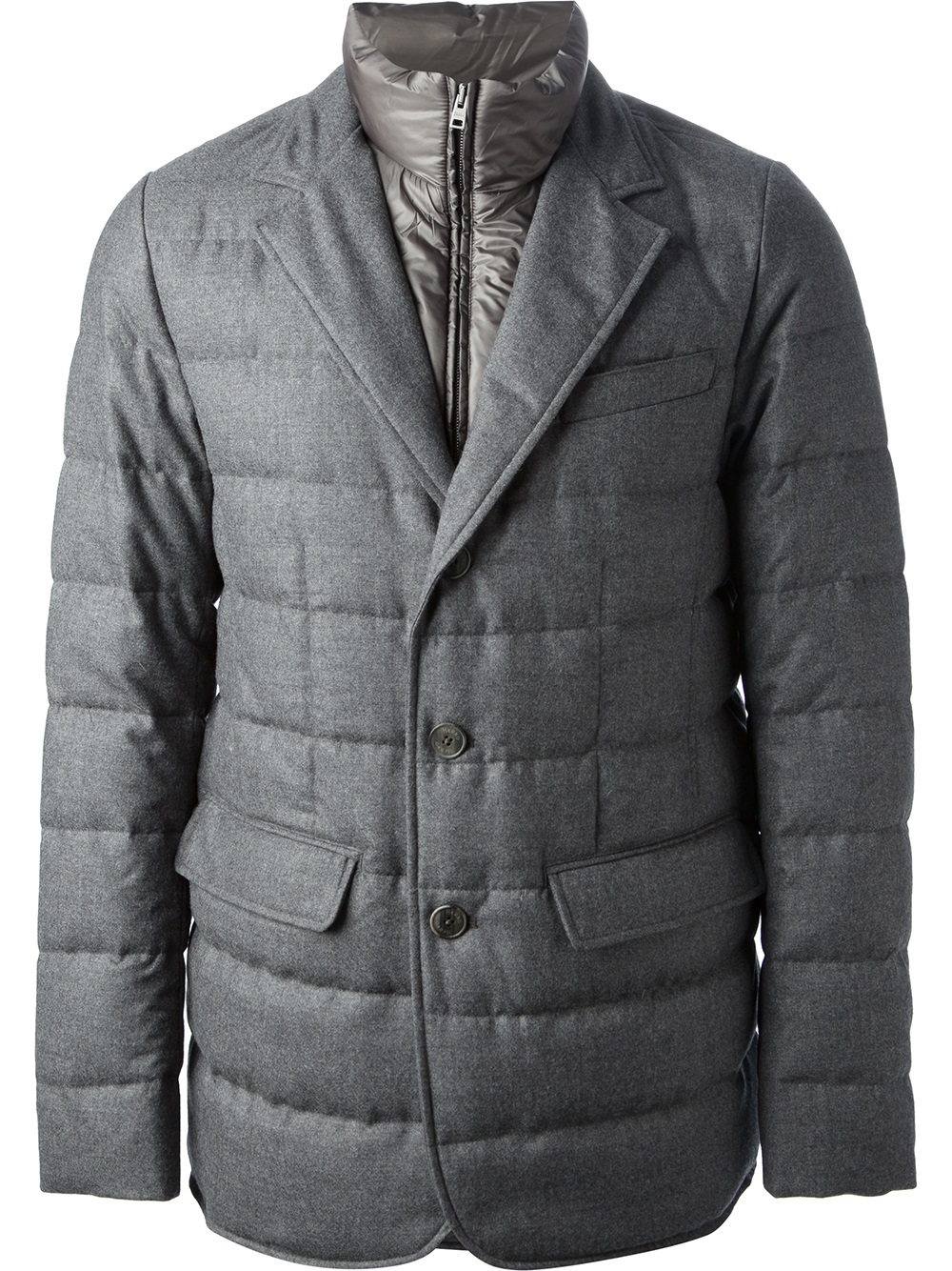 Herno Padded Jacket in Gray for Men (grey) | Lyst