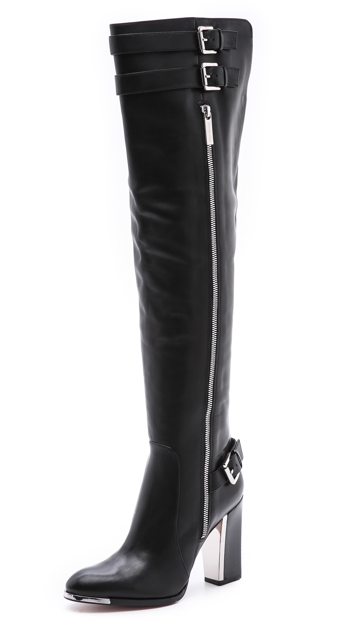 Michael Kors Jayla Tall Boots in Black | Lyst