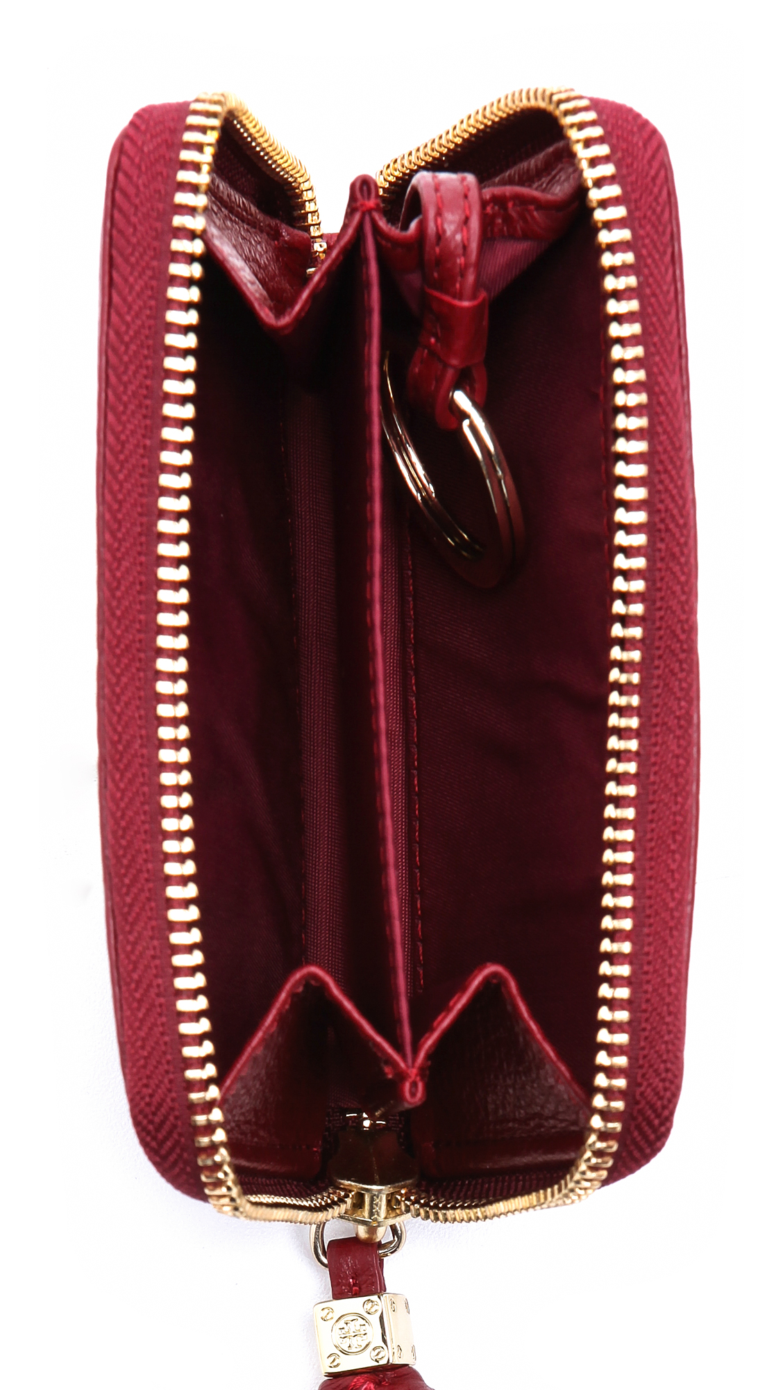 tory burch zip coin purse