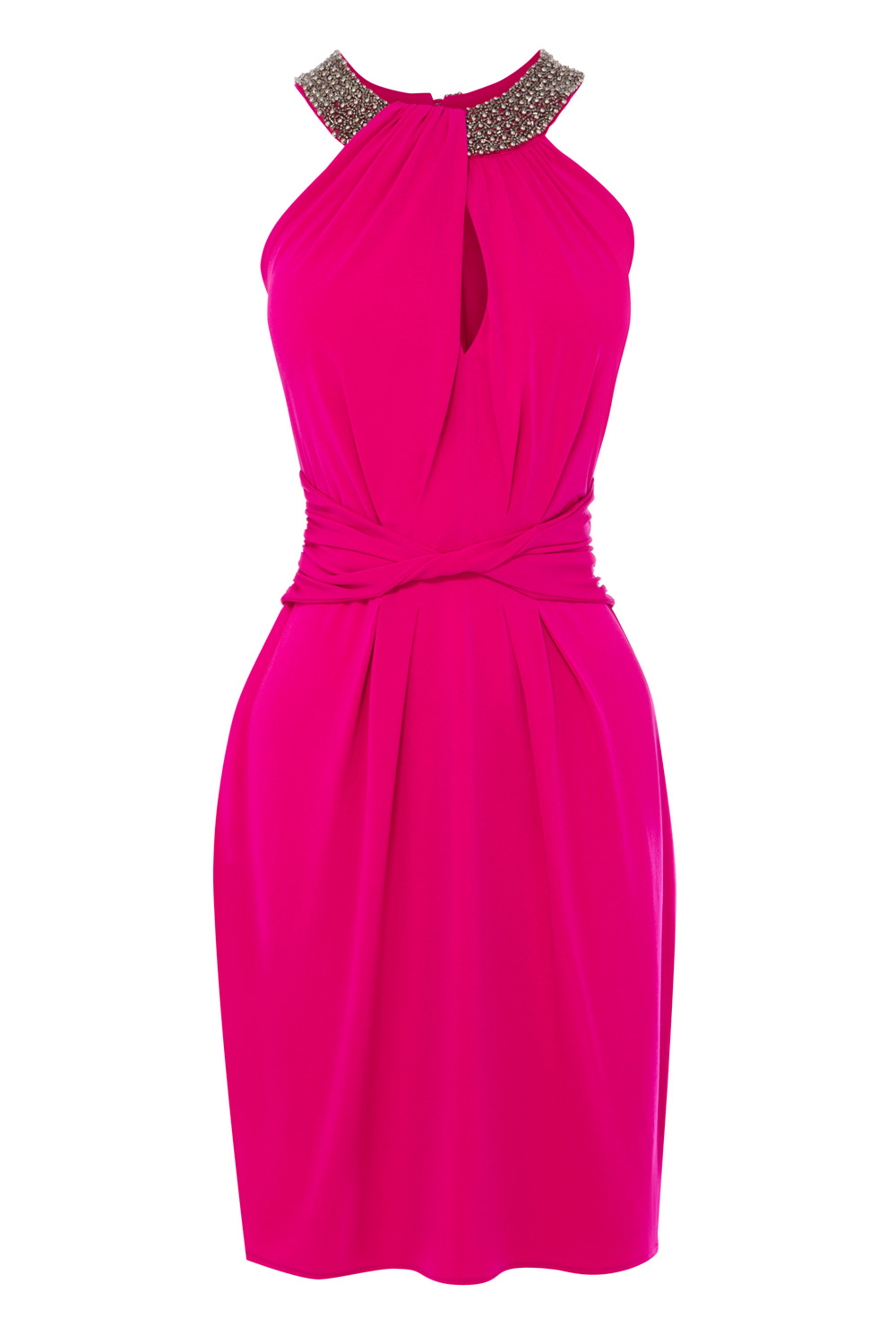 Lyst - Coast Eva Halter Dress in Pink
