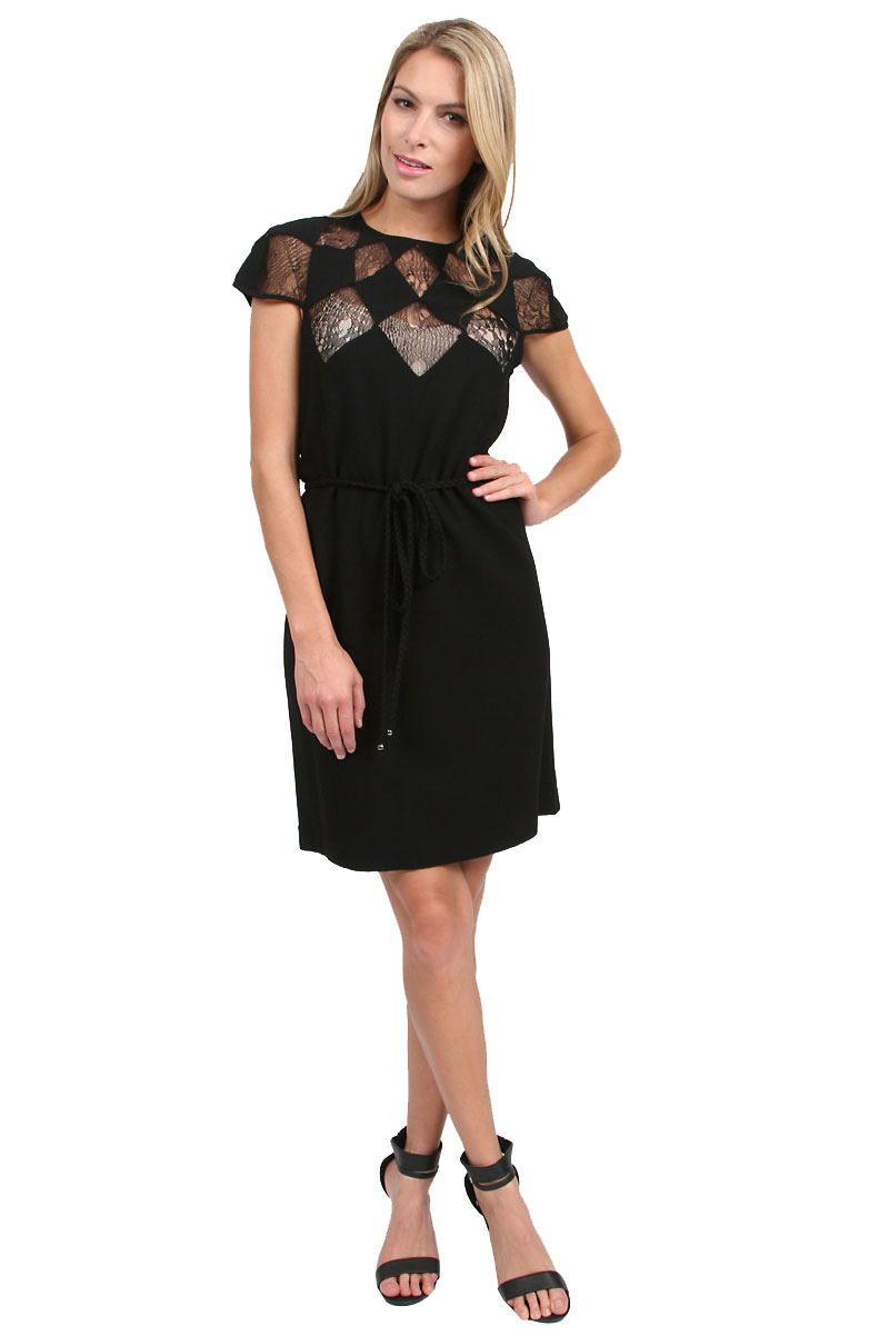 Tocca Diamond Dress in Black | Lyst