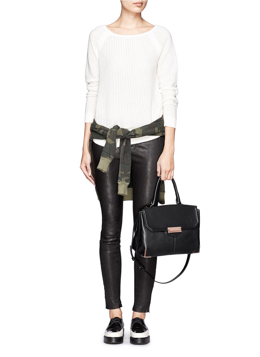 Lyst Alexander Marion Large Leather Bag In Black Gallery