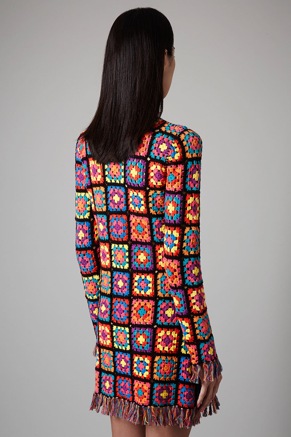 Hand Knit Crochet Dress Lyst