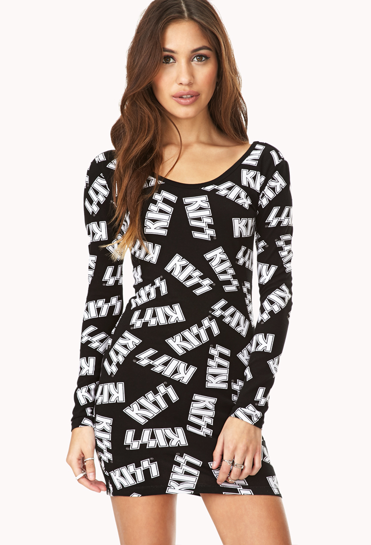 Lyst Forever 21 Rockstar Kiss Dress in White