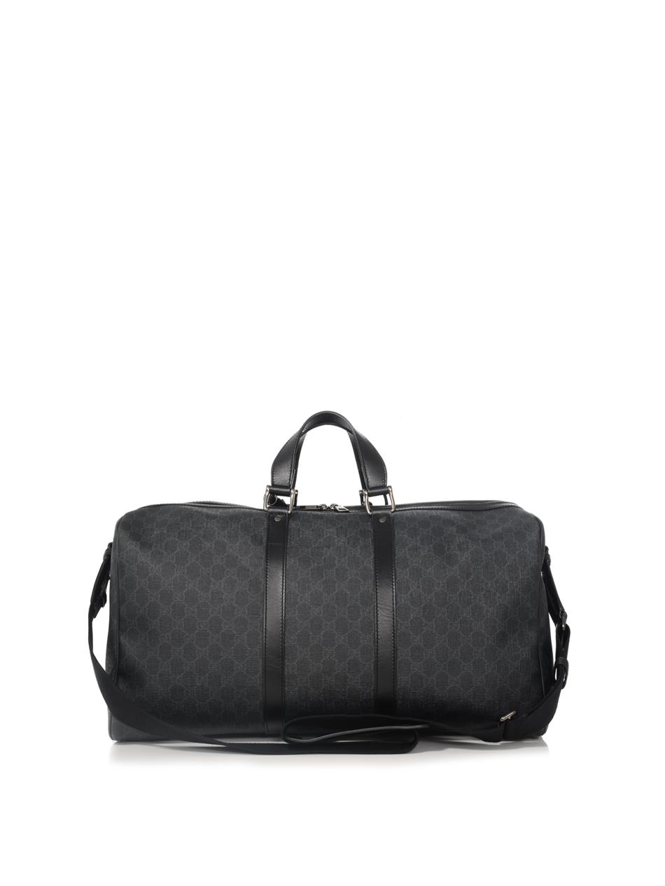 Lyst - Gucci GG Logoprint Travel Bag in Gray for Men