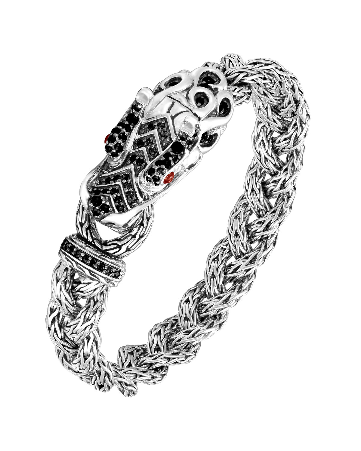 Lyst John Hardy Batu Naga Dragon Black Shire Bracelet In Metallic Gallery