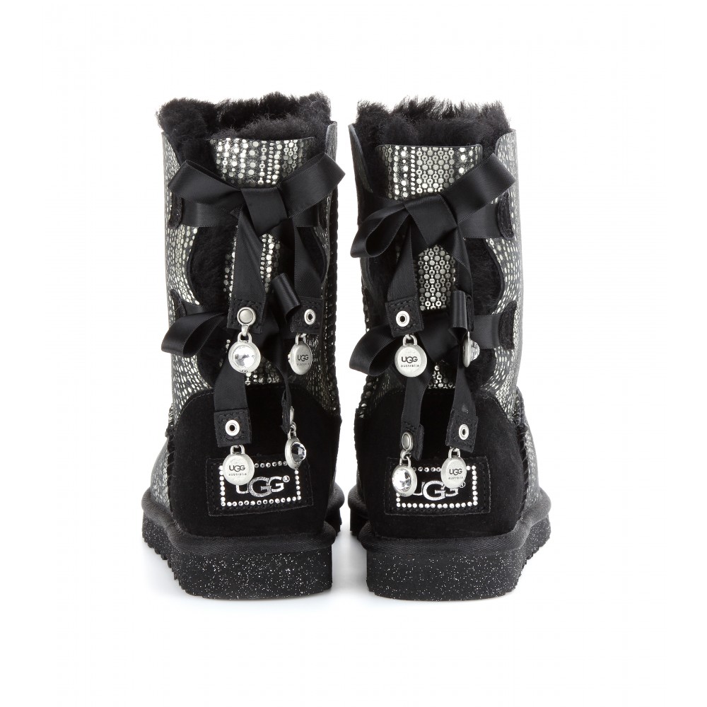 black uggs with bows and rhinestones black uggs with bows and rhinestones