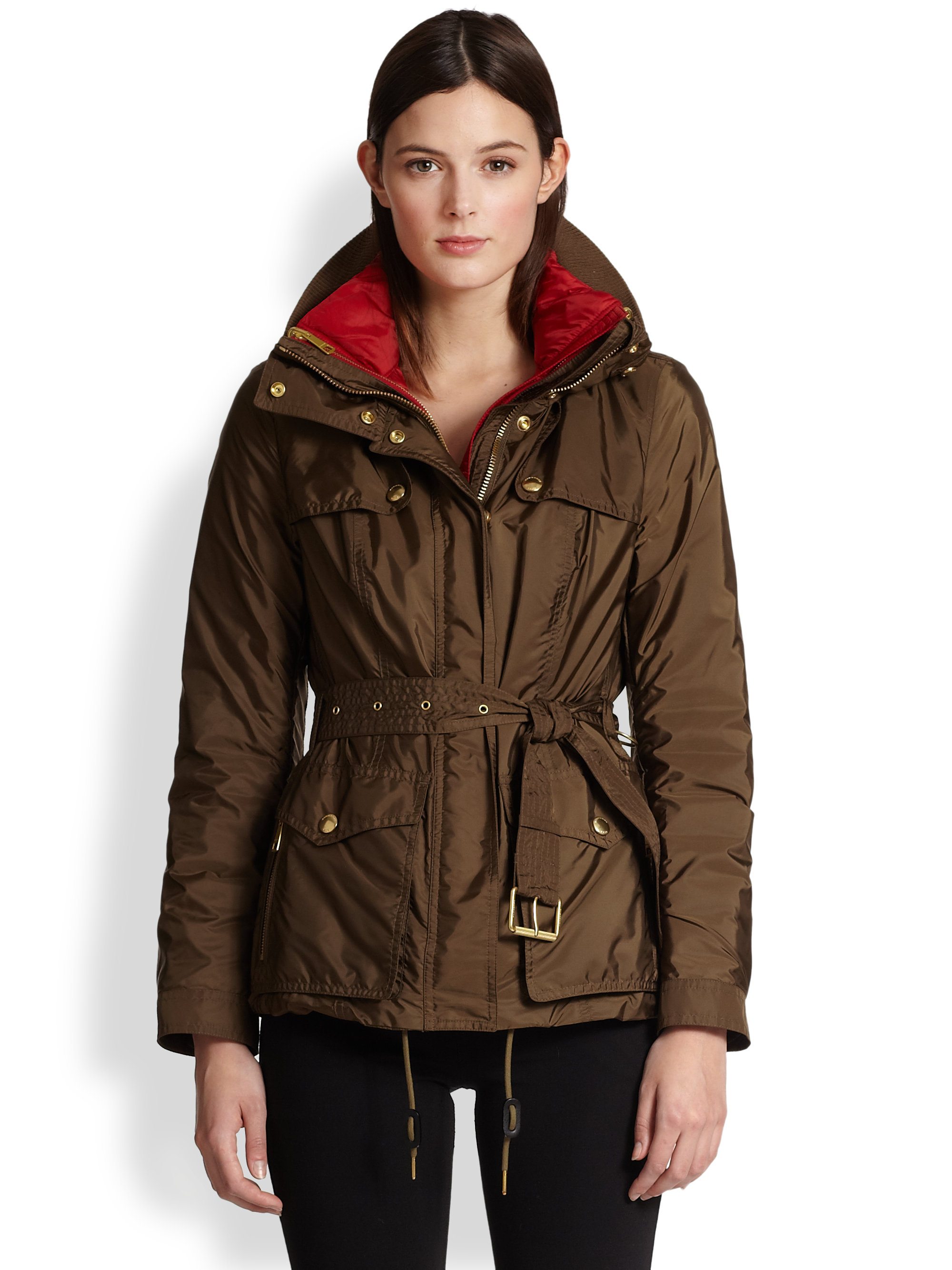 Lyst - Burberry Brit Baledean Convertible Jacket in Natural
