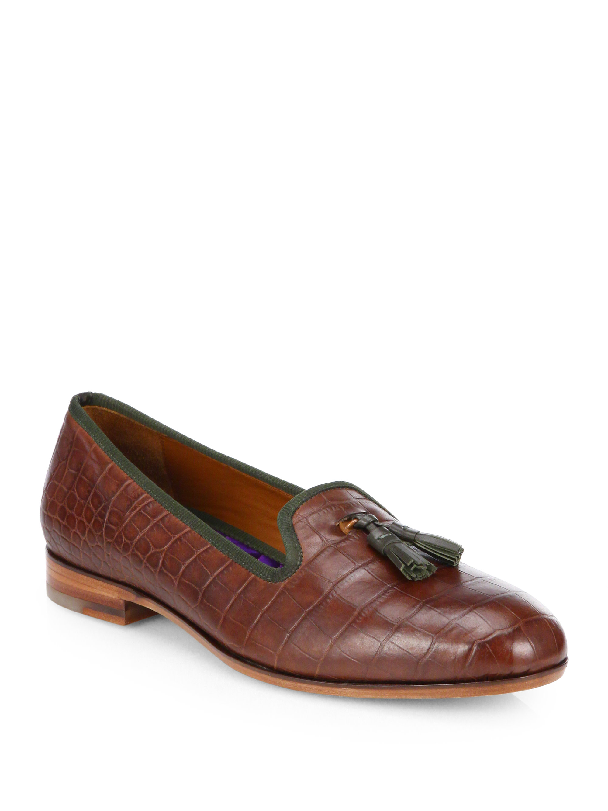 Lyst - Cole Haan Bellaver Smoking Slippers in Brown for Men