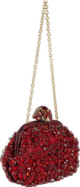 Dolce & Gabbana 'Dolce' Clutch in Red | Lyst