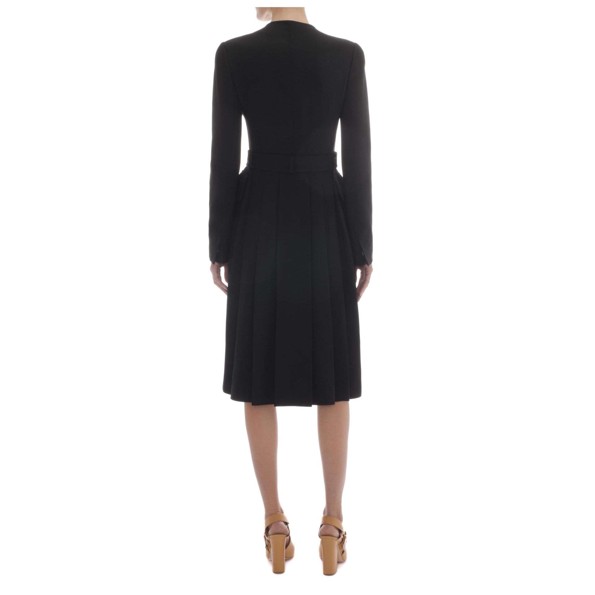 Lyst - Alexander McQueen Utility Coat Dress in Black