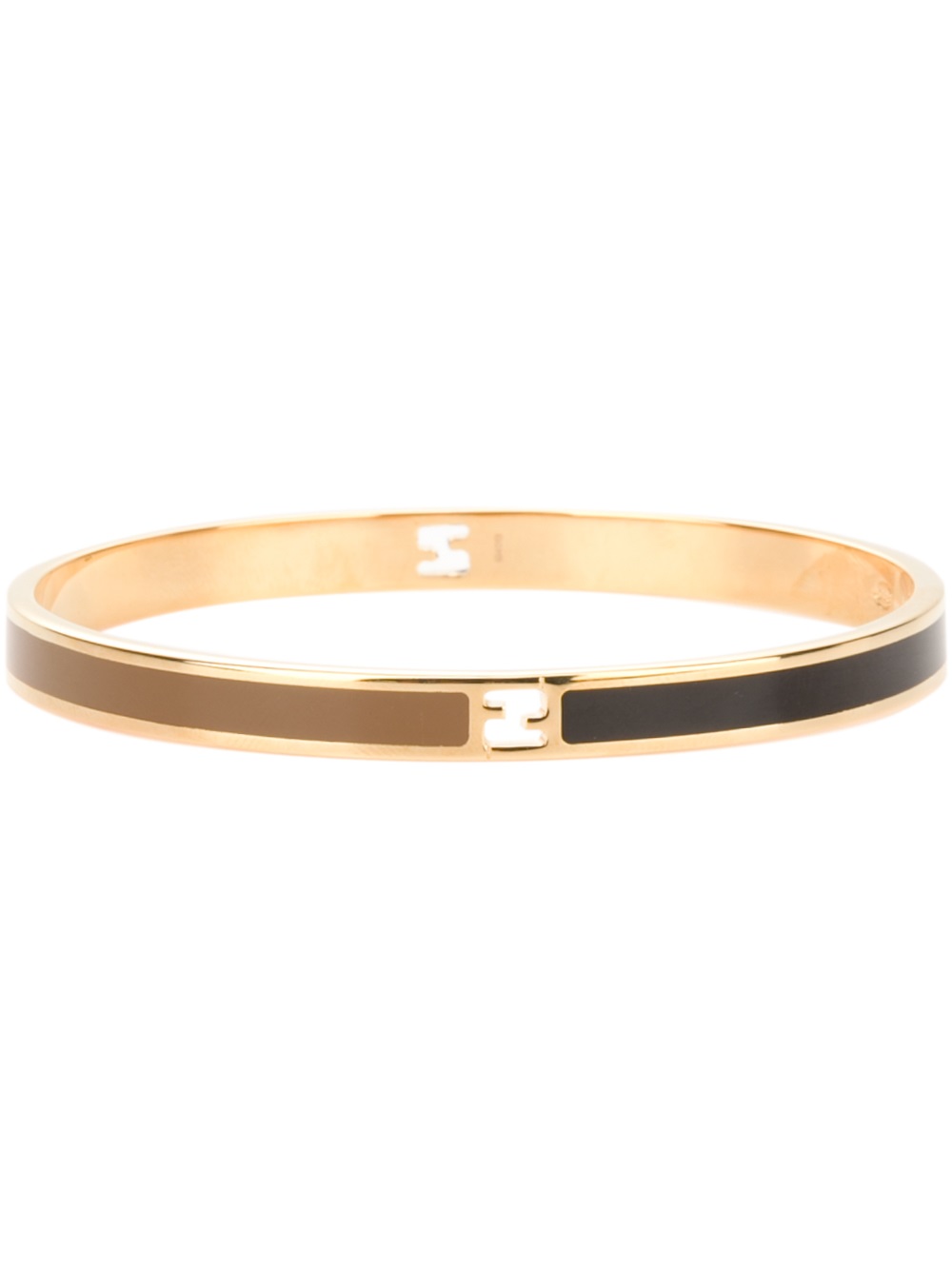 Lyst Fendi Enamel Coated Bracelet In Metallic Gallery