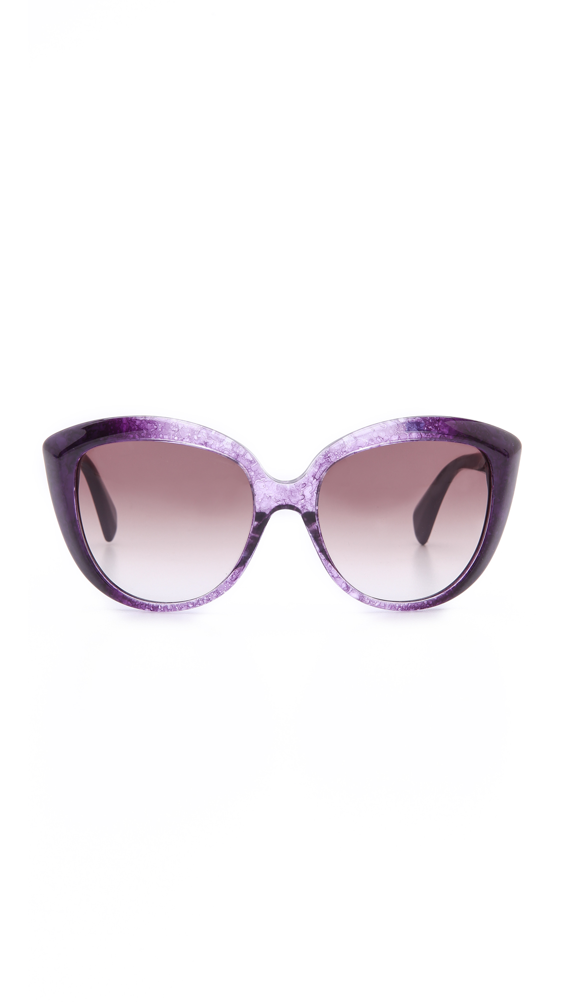 Alexander Mcqueen Cat Eye Sunglasses In Purple Lyst 1104