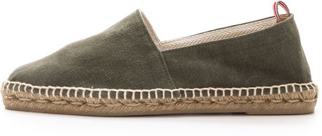 Castaner Bi-Color Pablo Espadrilles in Khaki for Men (Olive/Tan) | Lyst