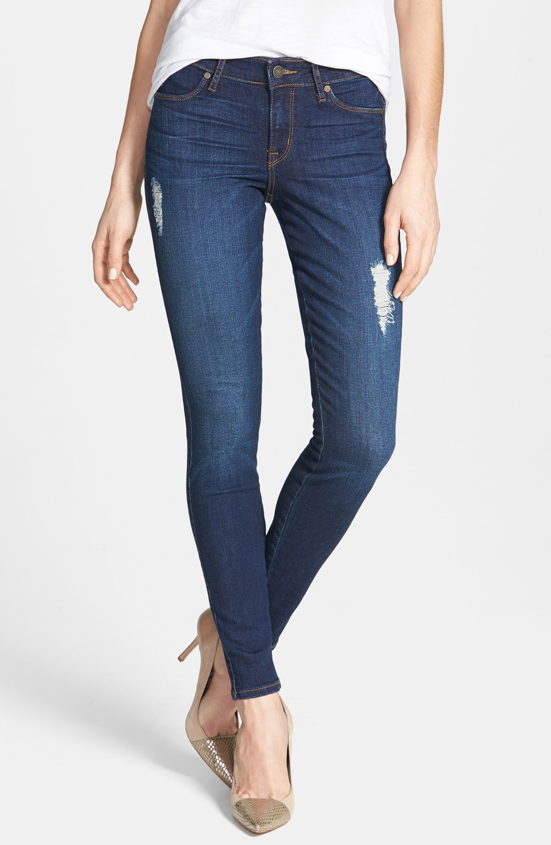 Cj By Cookie Johnson Joy Stretch Skinny Jeans in Blue (Marie) | Lyst