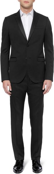 Gucci Black Slim-Fit Wool Tuxedo in Black for Men | Lyst