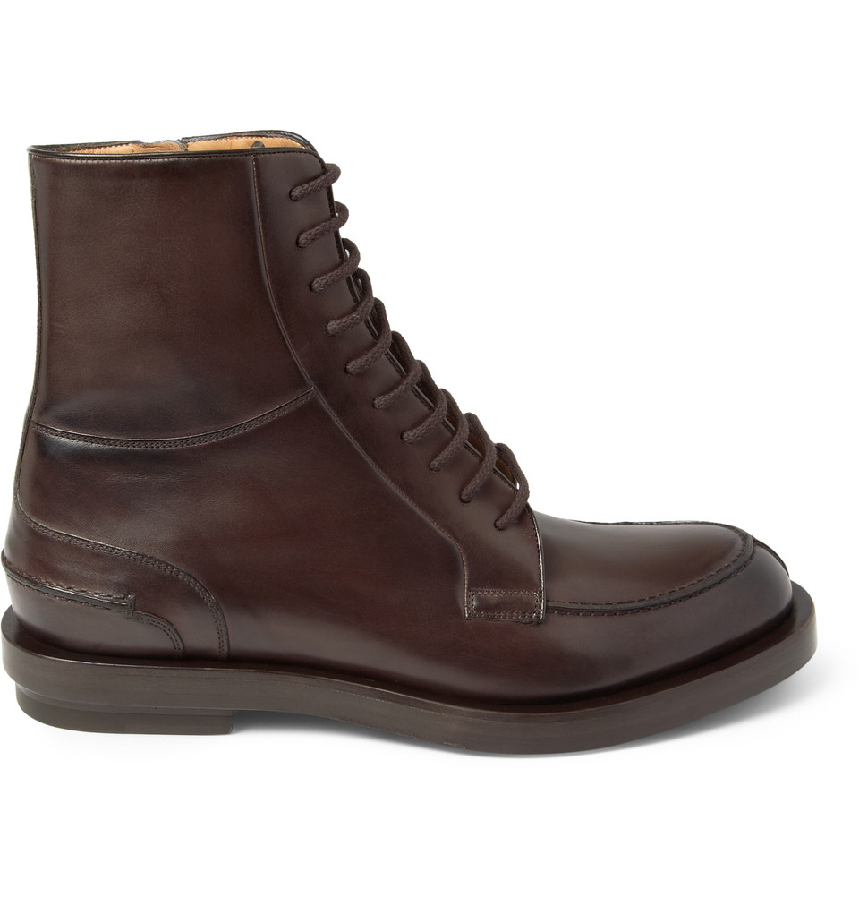 mens brown gucci boots