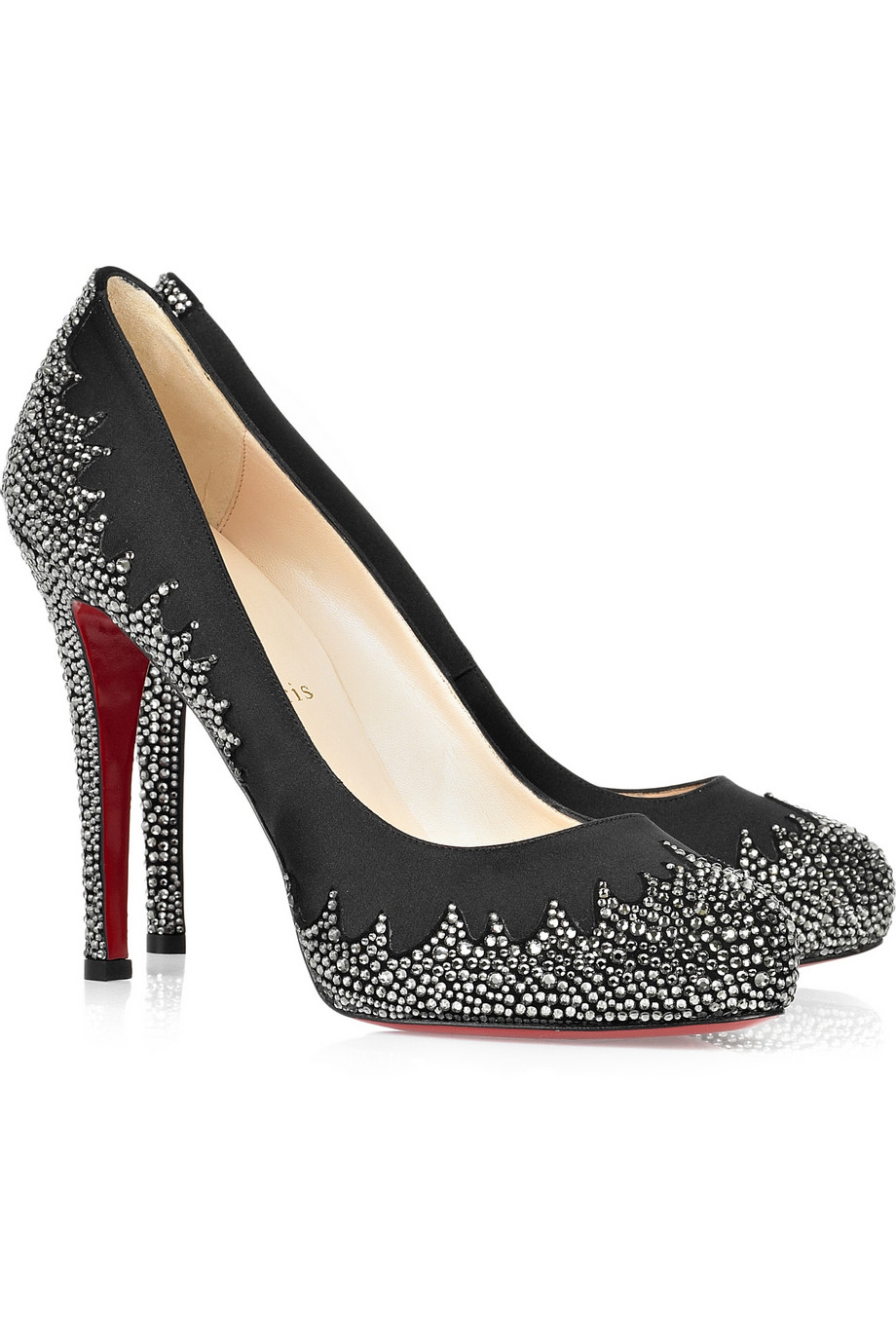 christian louboutin pigalle 120 crystal embellished suede pumps christian louboutin pigalle 120 crystal embellished suede pumps