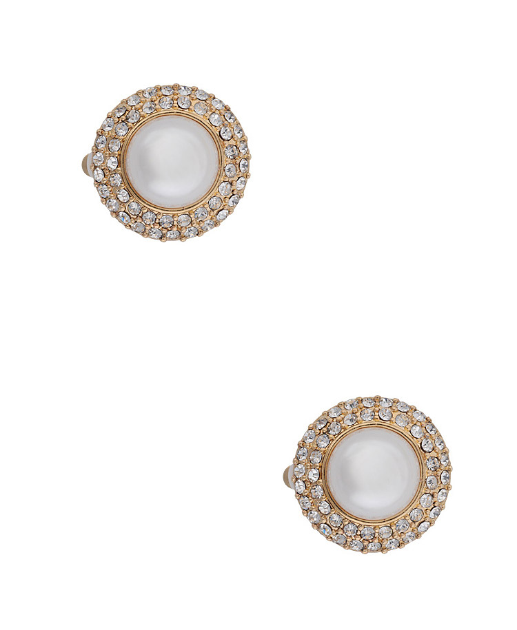 Forever 21 Sophisticated Clip On Earrings In White Lyst Gallery