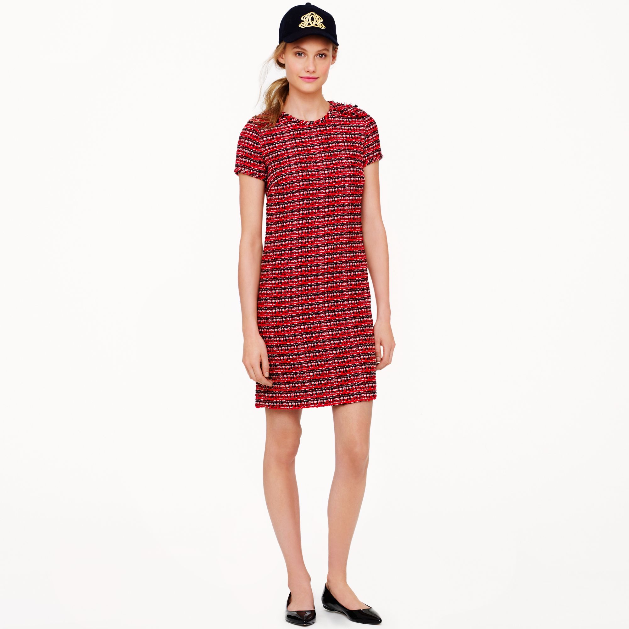 Red Tweed Dress