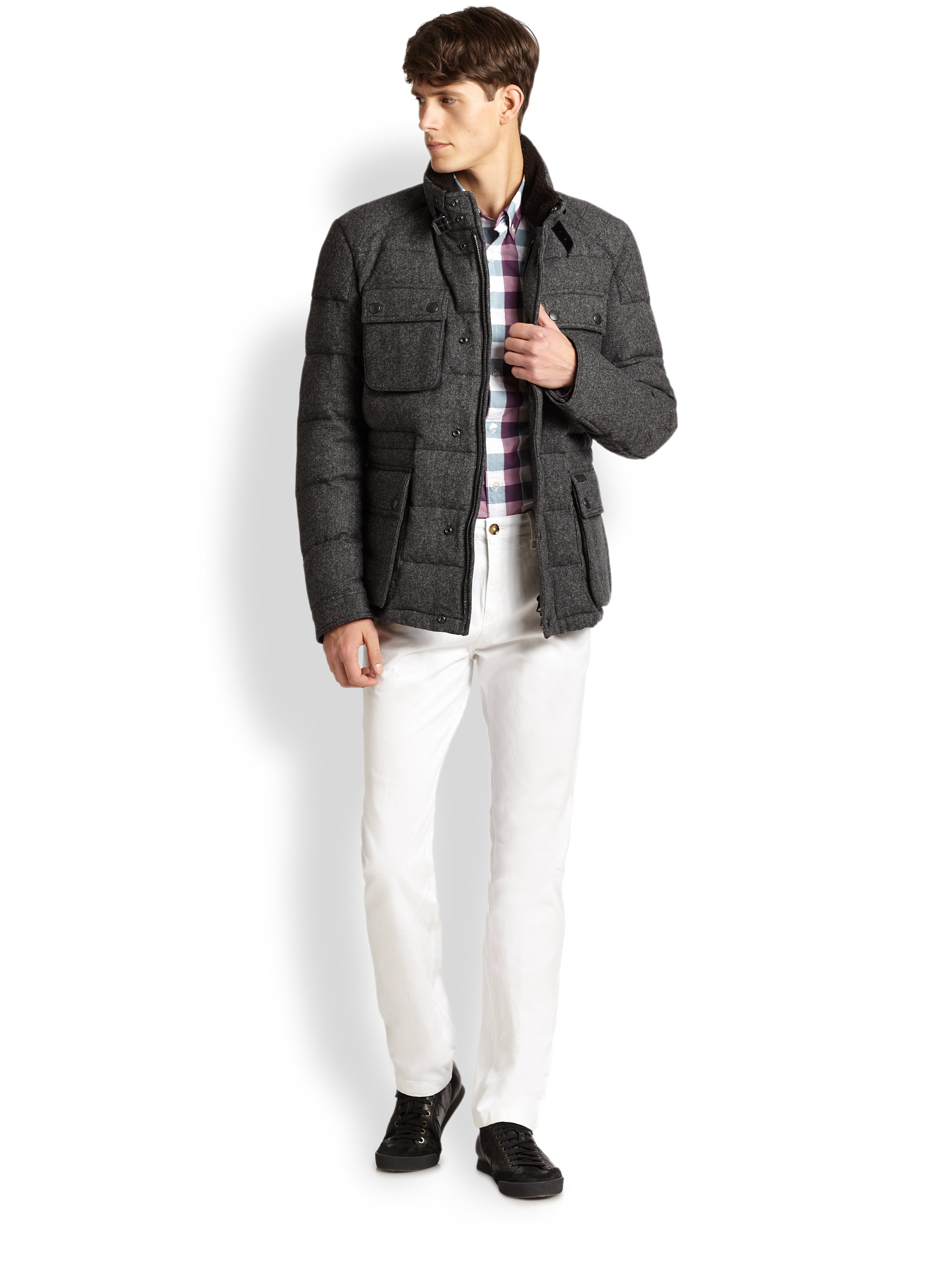 Lyst - Burberry Brit Yarwood Field Jacket in Gray for Men