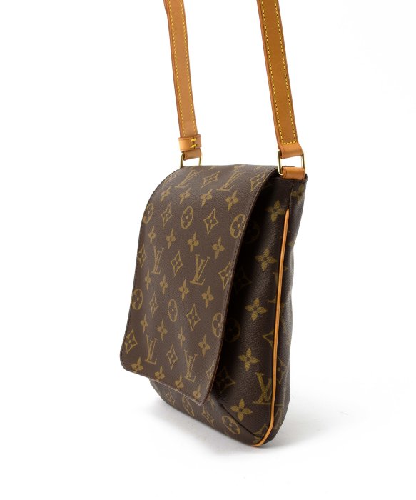 Lyst - Louis Vuitton Preowned Brown Monogram Canvas Musette Salsa Short Bag in Brown